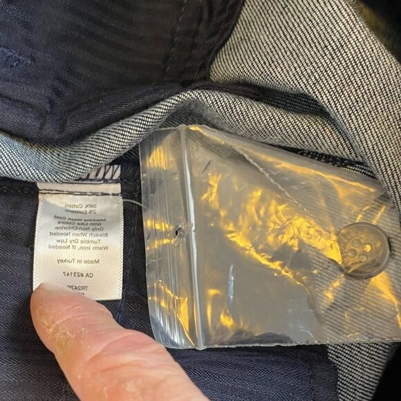 Talbots Womens Heritage Jeans 10P/30 Flared Casual Retro Blue Denim Dark Wash - Picture 8 of 14